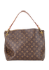 Graceful PM, &pound;895, Handbags, Brown, Canvas, Back view